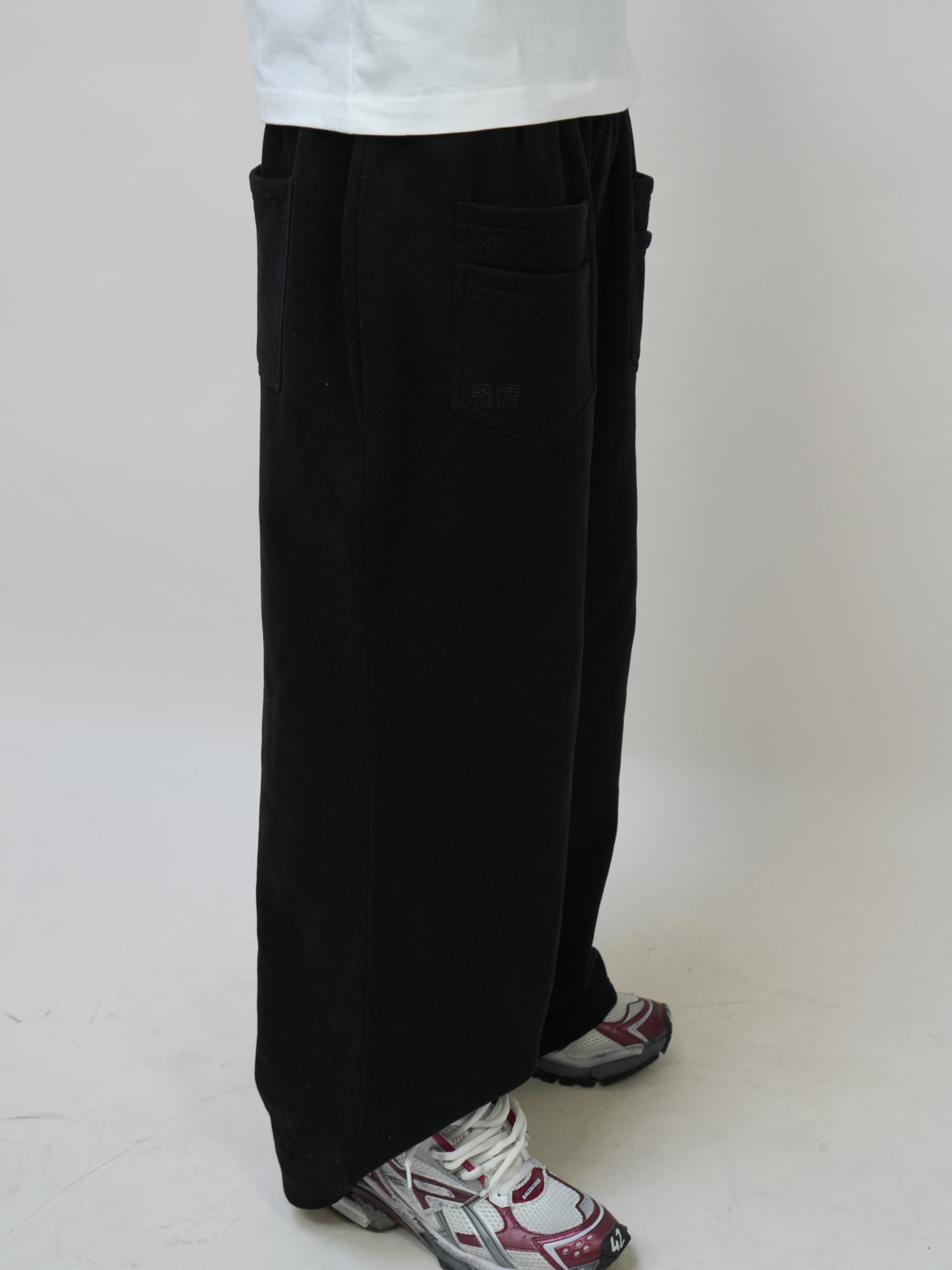 JAPANESE ARCHIVED PANTS – 460 GSM BLACK (PRE-ORDER)